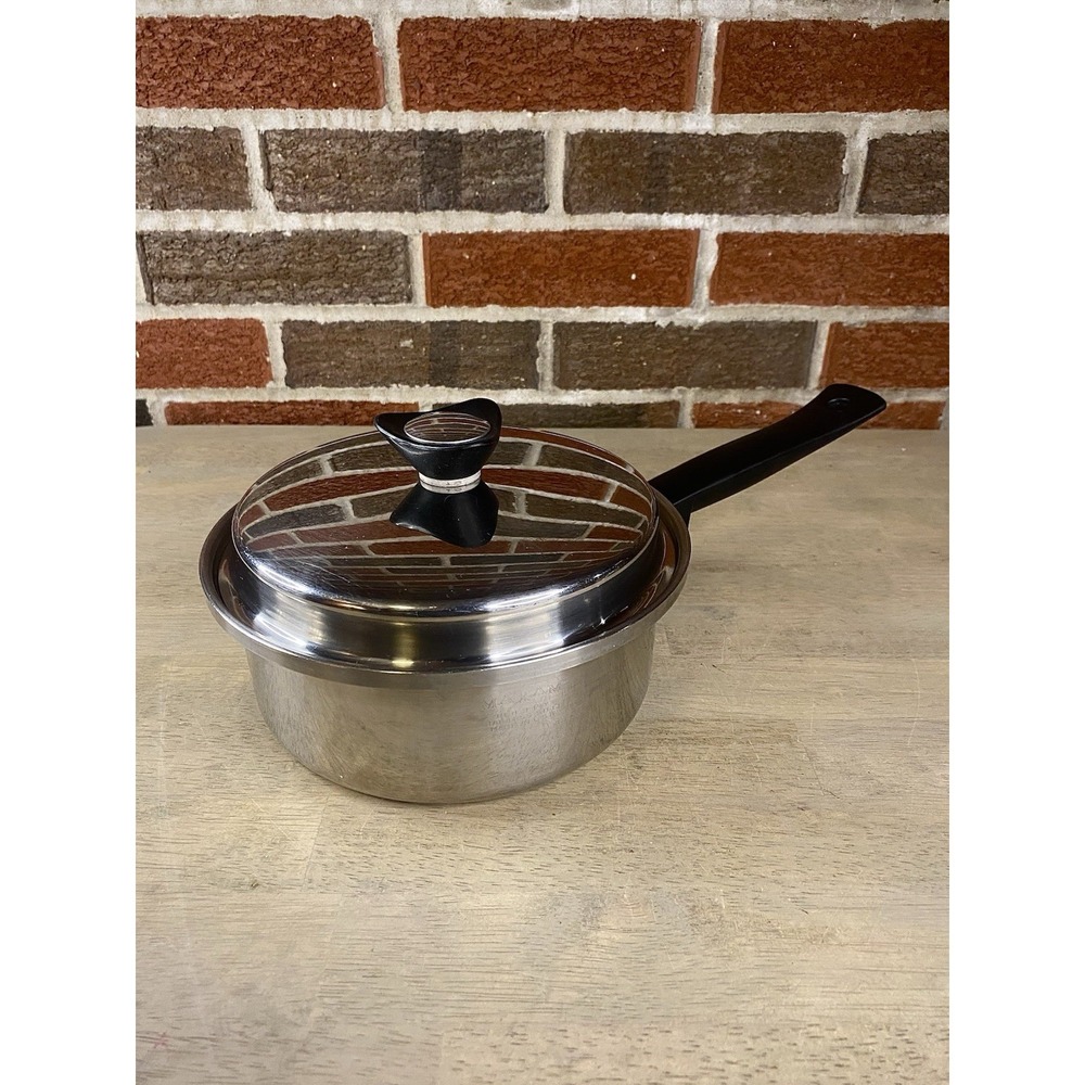 Maxam 18/8 3-Ply Stainless 1.5 Quart Saucepan With Lid USA